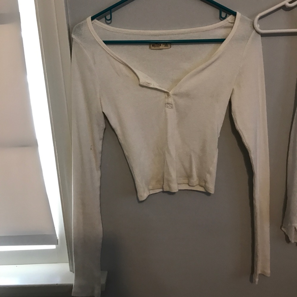 Long sleeve crop top